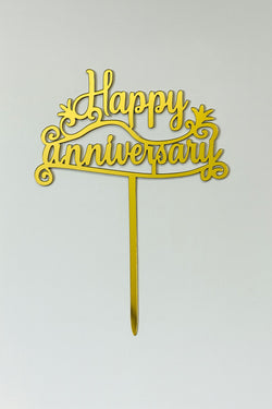 Happy Anniversary Economic Topper