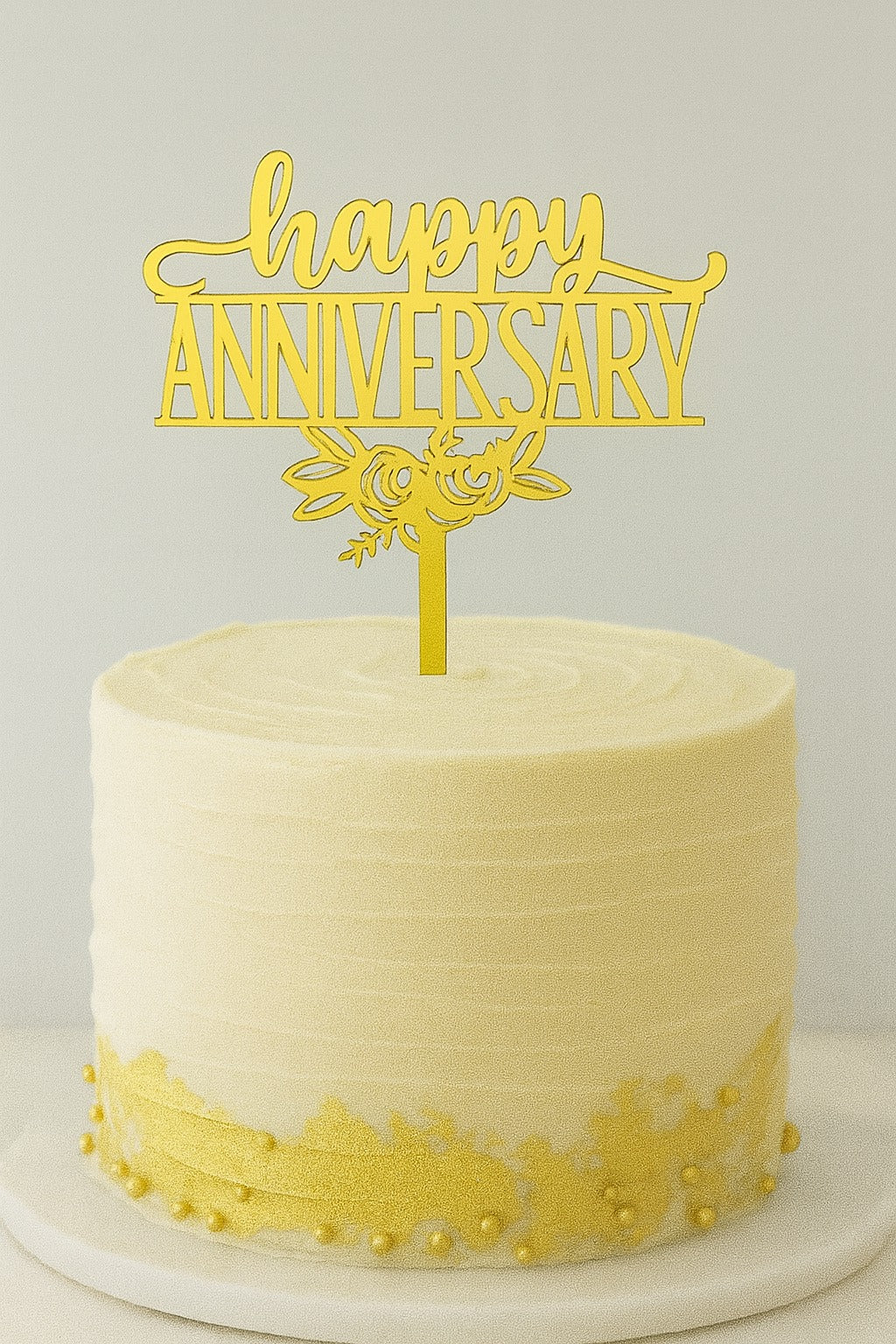 Happy Anniversary Economic Topper