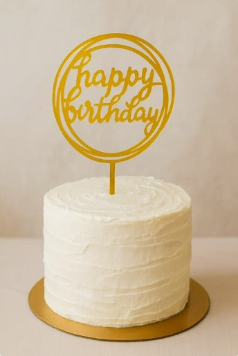 Economic Happy Birthday Cake Topper