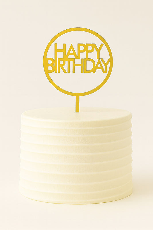 Economic Happy Birthday Cake Topper