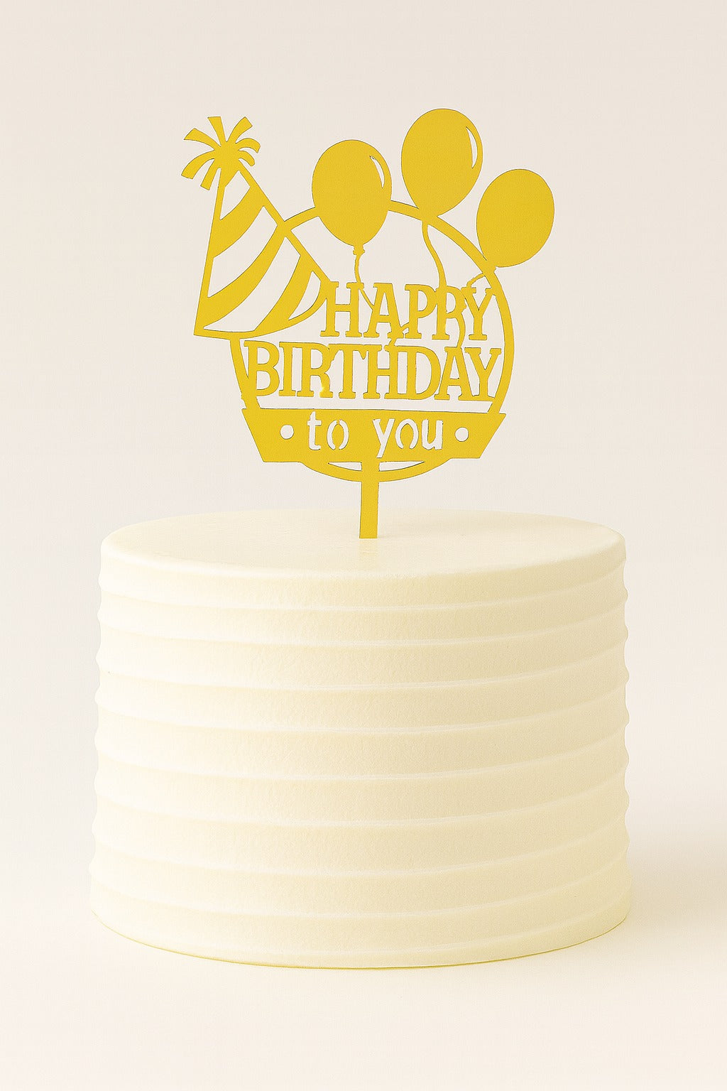 Economic Happy Birthday Cake Topper