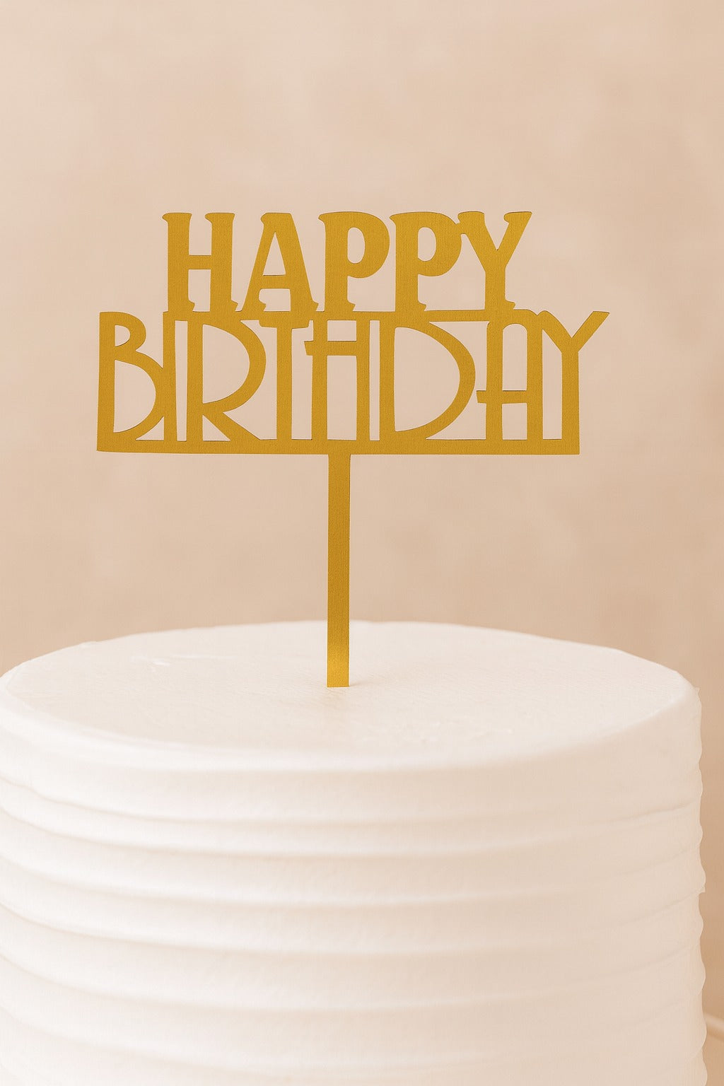 Economic Happy Birthday Cake Topper
