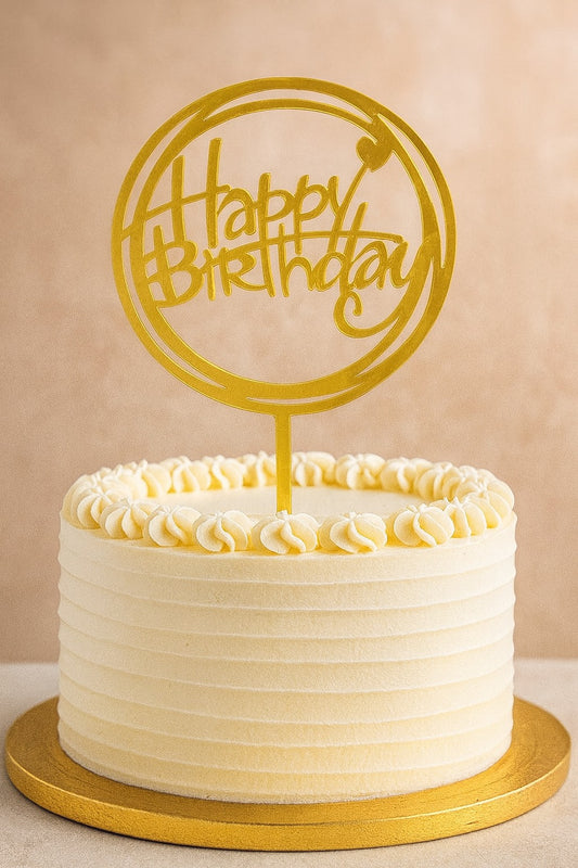 Economic Happy Birthday Cake Topper