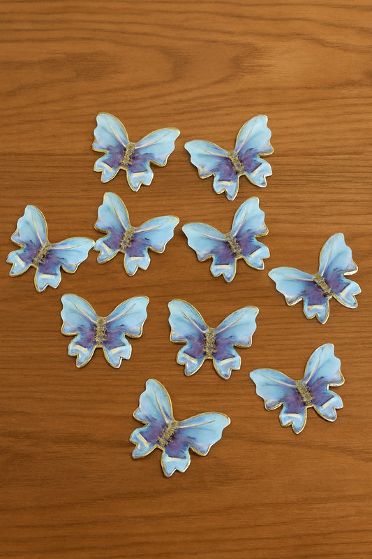 Butterfly Pack Of 10 Glitter