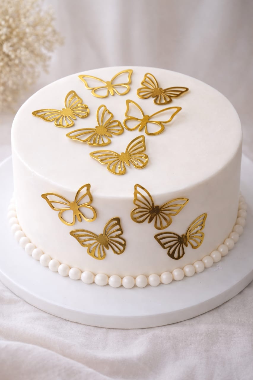 Golden  Butterfly Pack Of 10