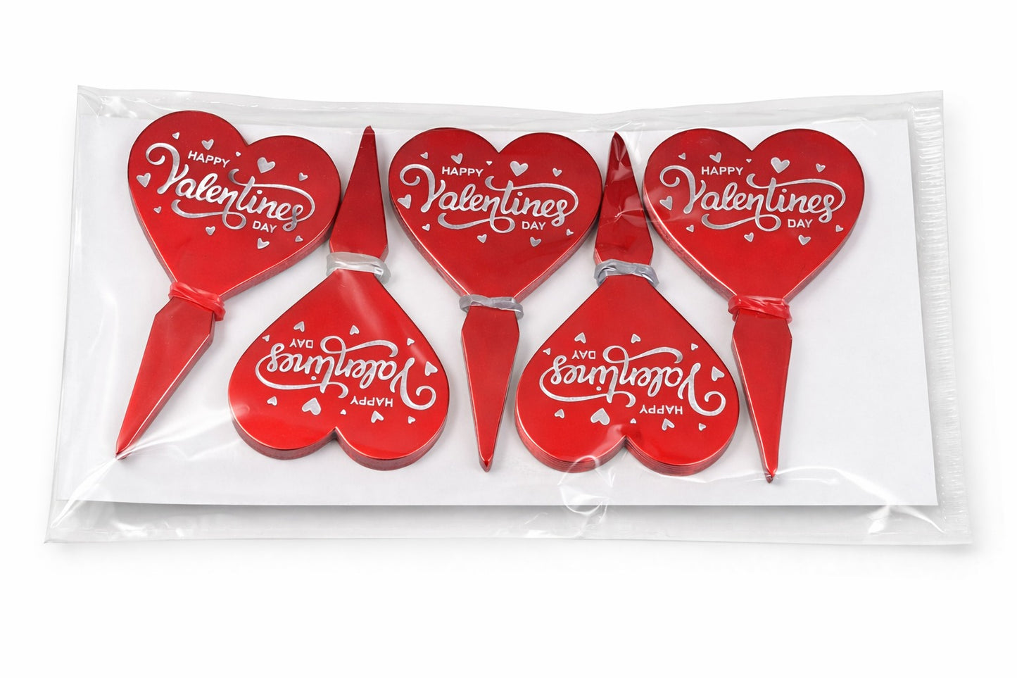 Valentine's Day Cake topper Pack Of 50 (Random Colour)