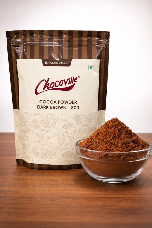 Bakersville Chocoville Cocoa Dark Brown Powder 500 gm
