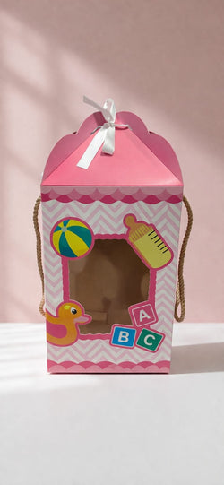Hamper Box Baby Girl Pack Of 5 Size - 6x6x9 inch