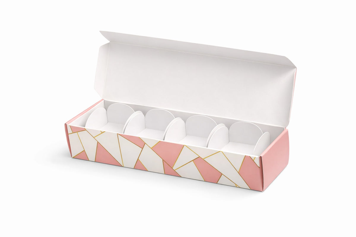 4 Cavity Chocolate Box Pack Of 10 Size - 1.6x6.5x1.25 inch code - 1637 A