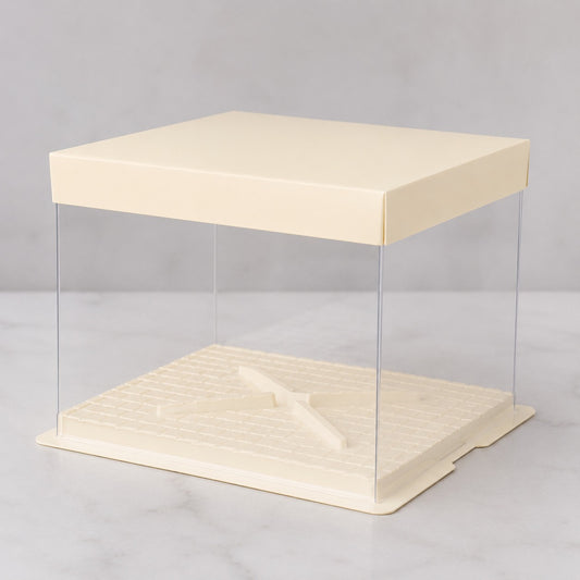 Transparent Cake Box for Cakes & Desserts Size - 10x10x7 inch
