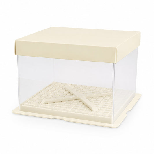 Transparent Cake Box for Cakes & Desserts Size - 8x8x6 inch