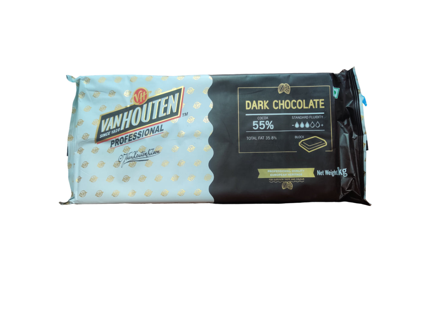 Van houten dark chocolate 55% Cocoa 1 kg