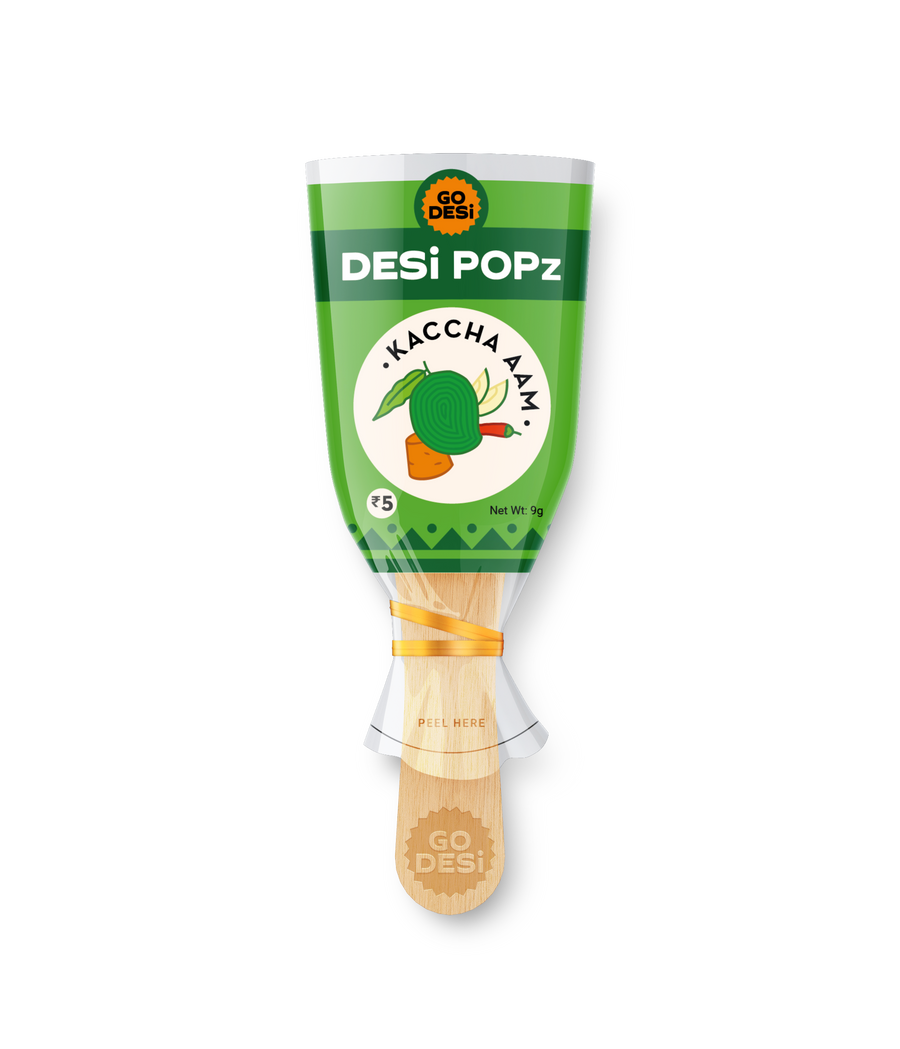 Go desi Kaccha Aam Popz Mango & Jaggery pack of 5