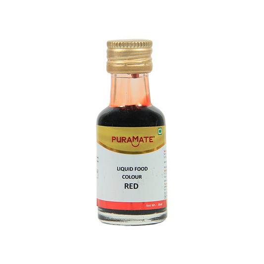 Puramate Liquid Food Colour Red 30ml