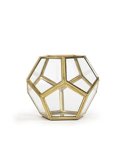 Geometric Glass Cake Spacer