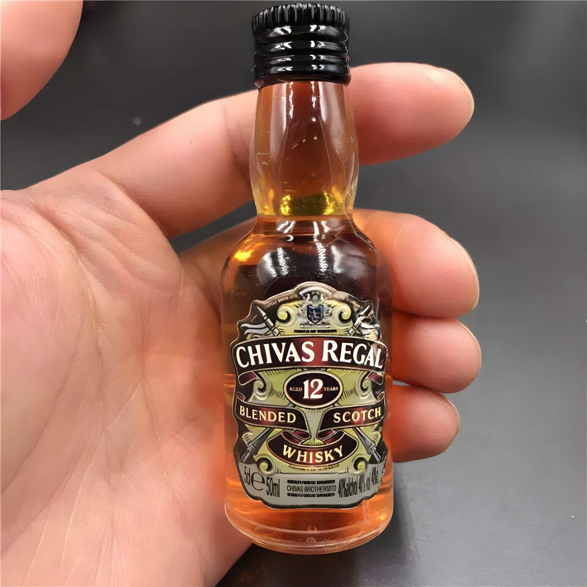 Chivas regal miniature bottle of cake decoration