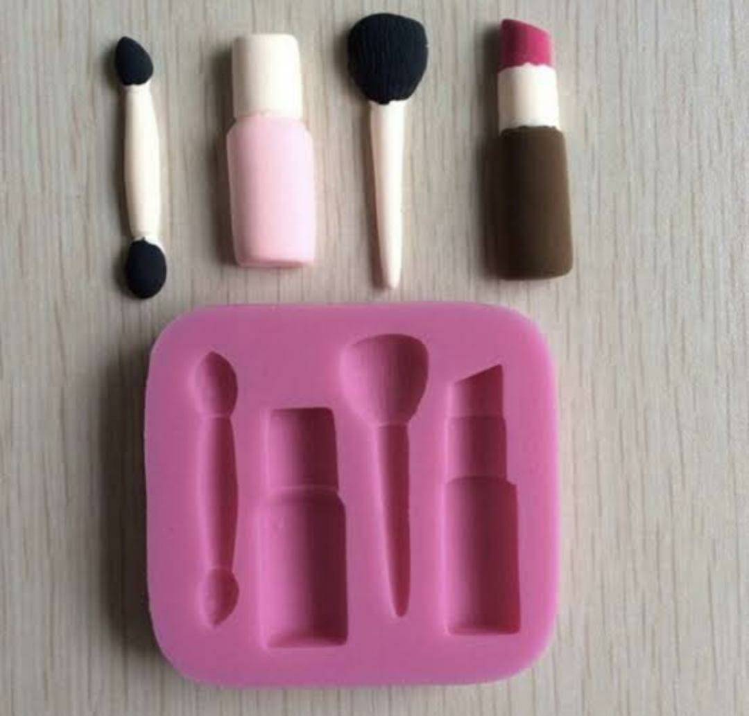 Silicon Fondant Makeup Mould Code AM 545 Bakeworld Retails Pvt Ltd