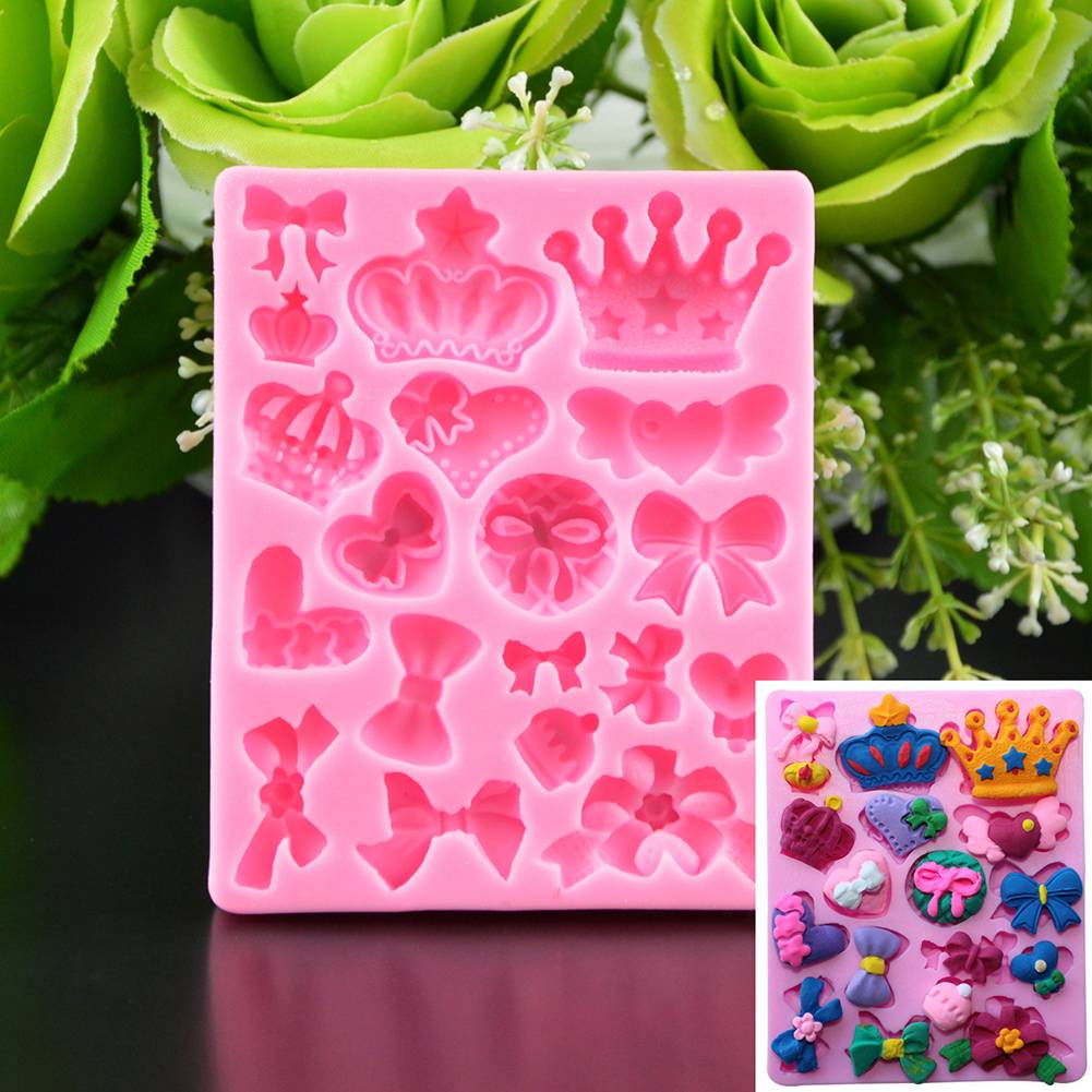 Fondant Multi Design Crown Mould