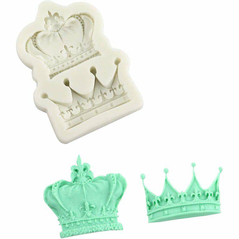 King queen crown Silicon Fondant Mould