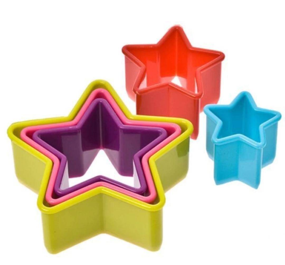 Star Shape Cookie Cutter 

Set of 5