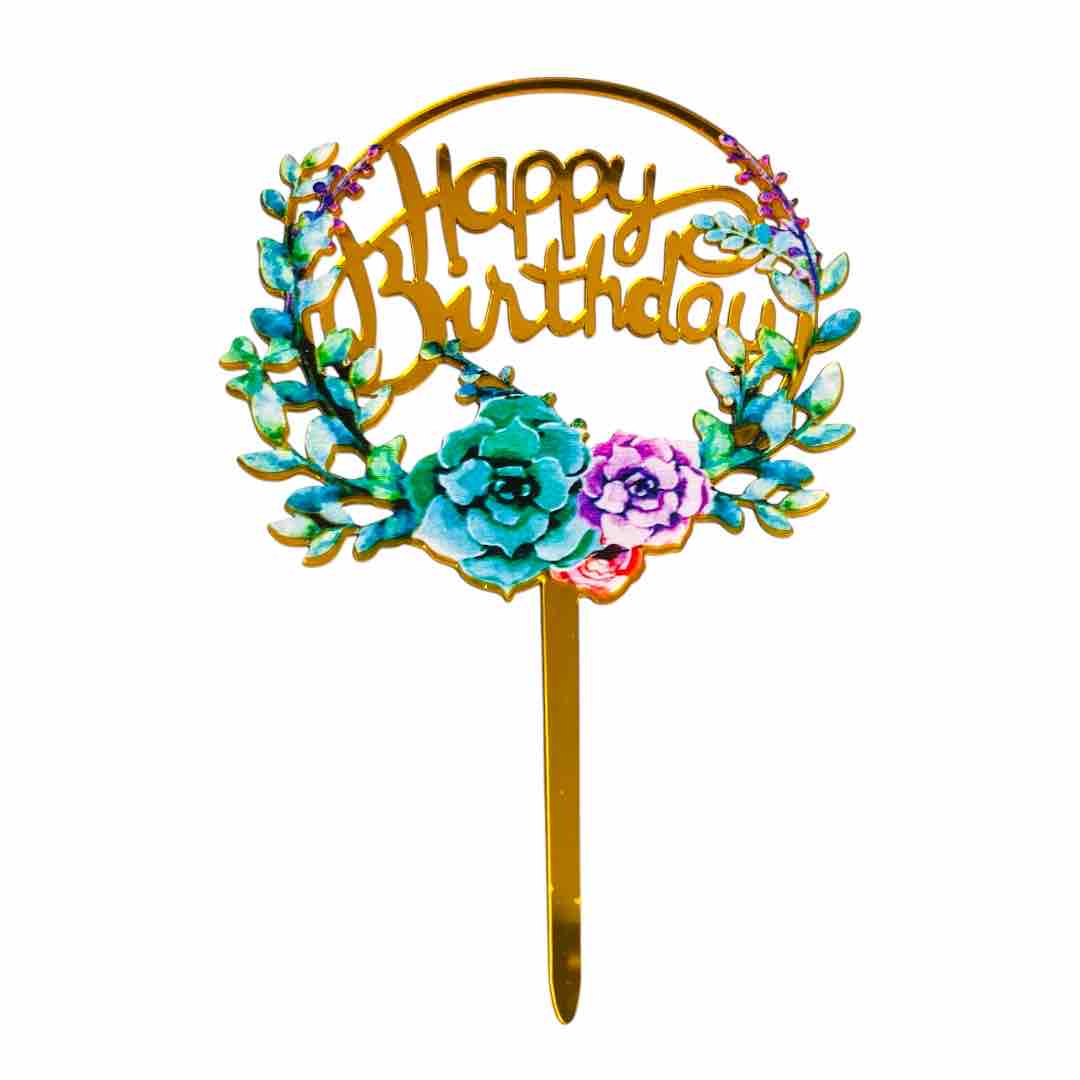 Premium Happy Birth day Topper