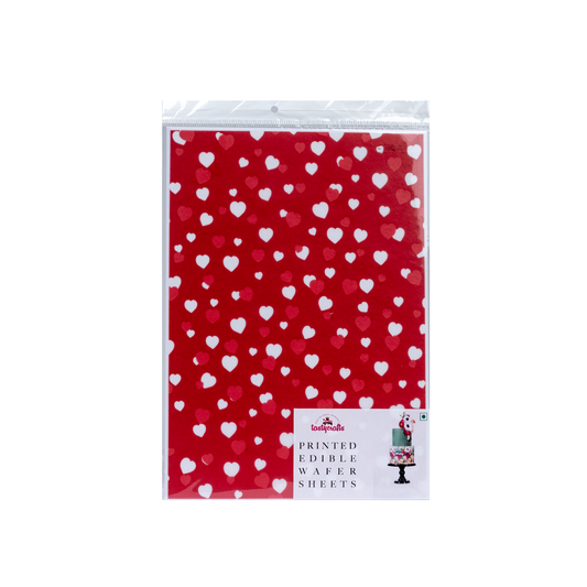 Tastycrafts Edible A4 Heart Sheet (PWP-055)