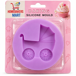 Baby Pram Shape Fondant Mould
