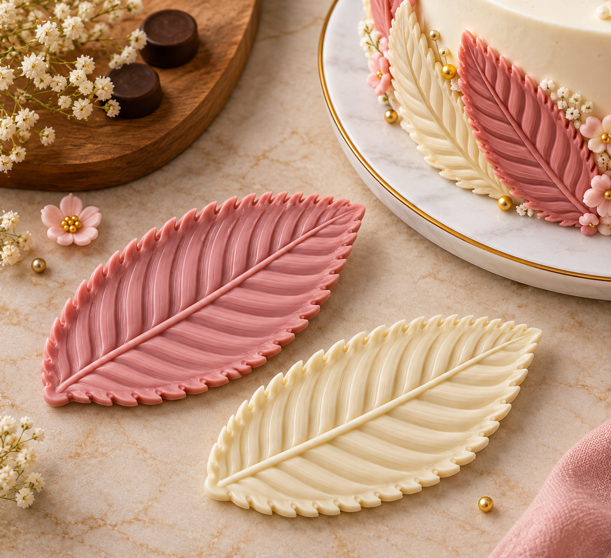 Leaf Design Fondant Mould
