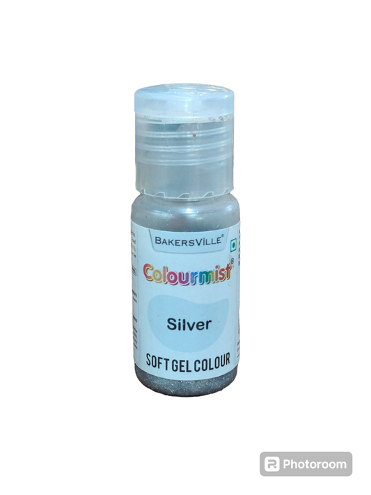 Bakersville colourmist Silver Soft Gel Colour 20gm