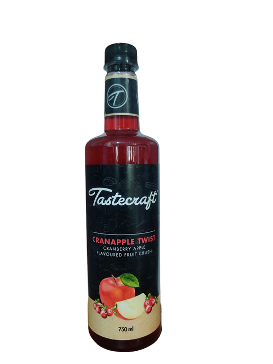 Tastecraft Cranapple Twist fruit crush  750 ml