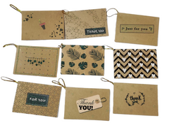 Thank you best wishes card's pack of 10 Random