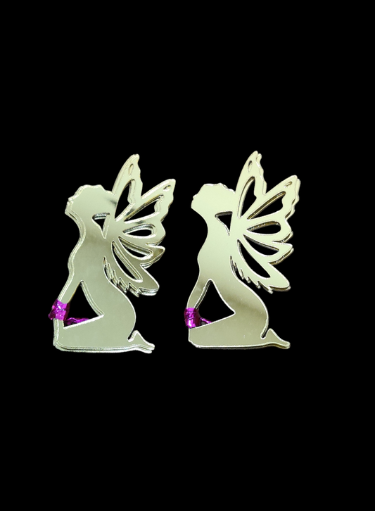 Acrylic Angel topper Pack of 10