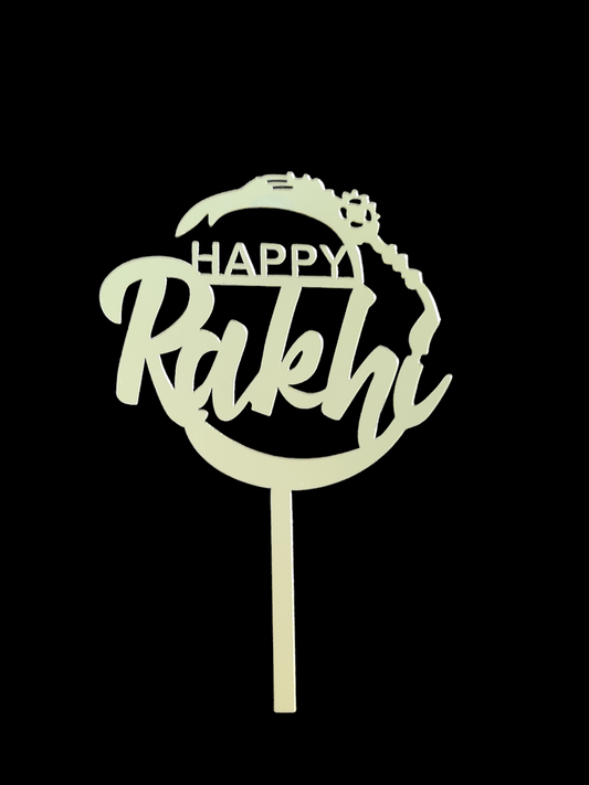 Rakhi Acrylic Cake topper