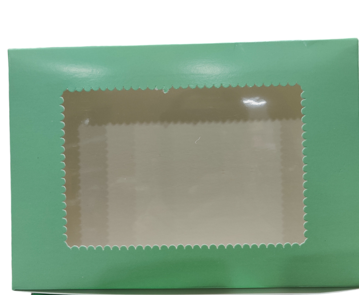 6 Pc Brownie Box mint Colour (Pack of 10)