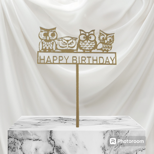 Happy birthday Acrylic Topper