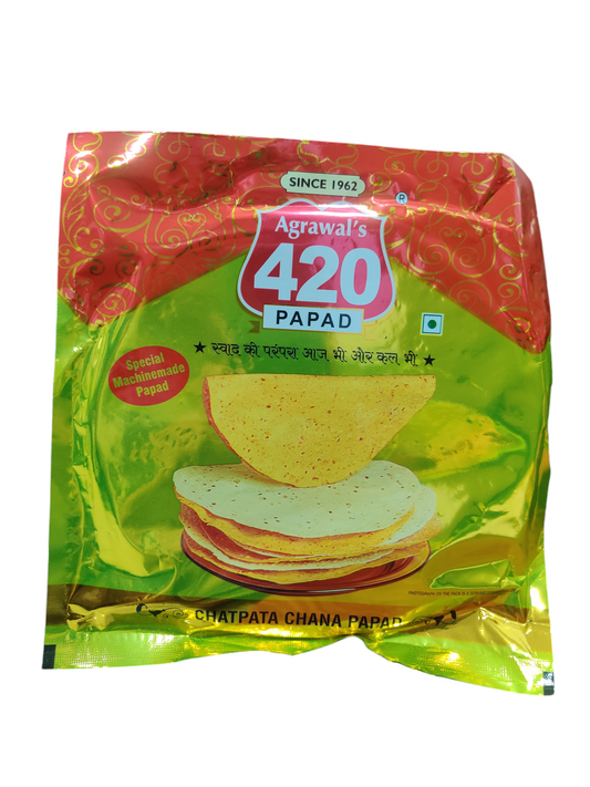 Agarwal's 420 Papad Chatpata chana papad 200gm