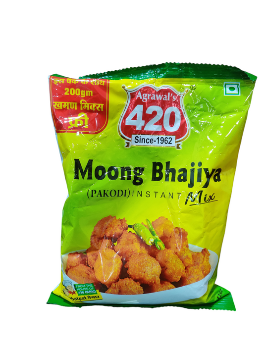 Agrawal's 420 Instant Mix - Moong Bhajiya (Pakodi), 400g Pack