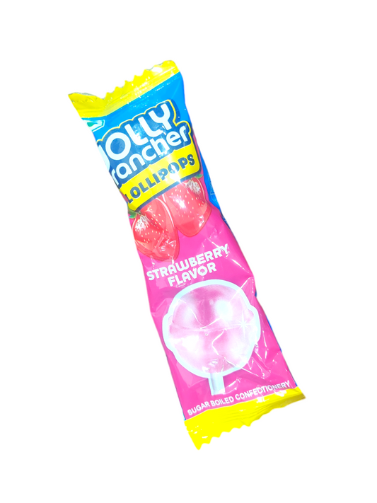 Jolly rancher lollipops strawberry flavour 10.5g