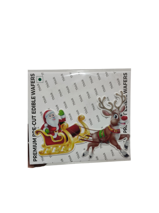 Tastycrafts Christmas Santa Claus Edible Waffer sheet