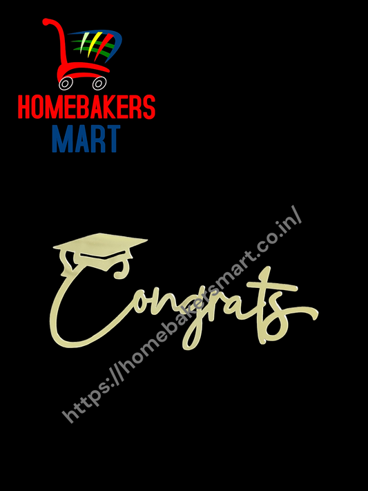 Congrats Acrylic Topper