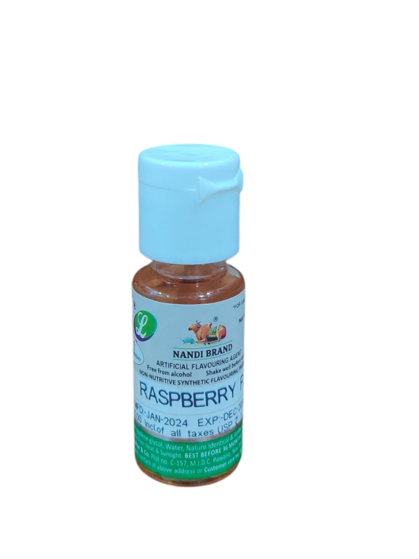 Nandi Raspberry Essence 20 ml Water Based