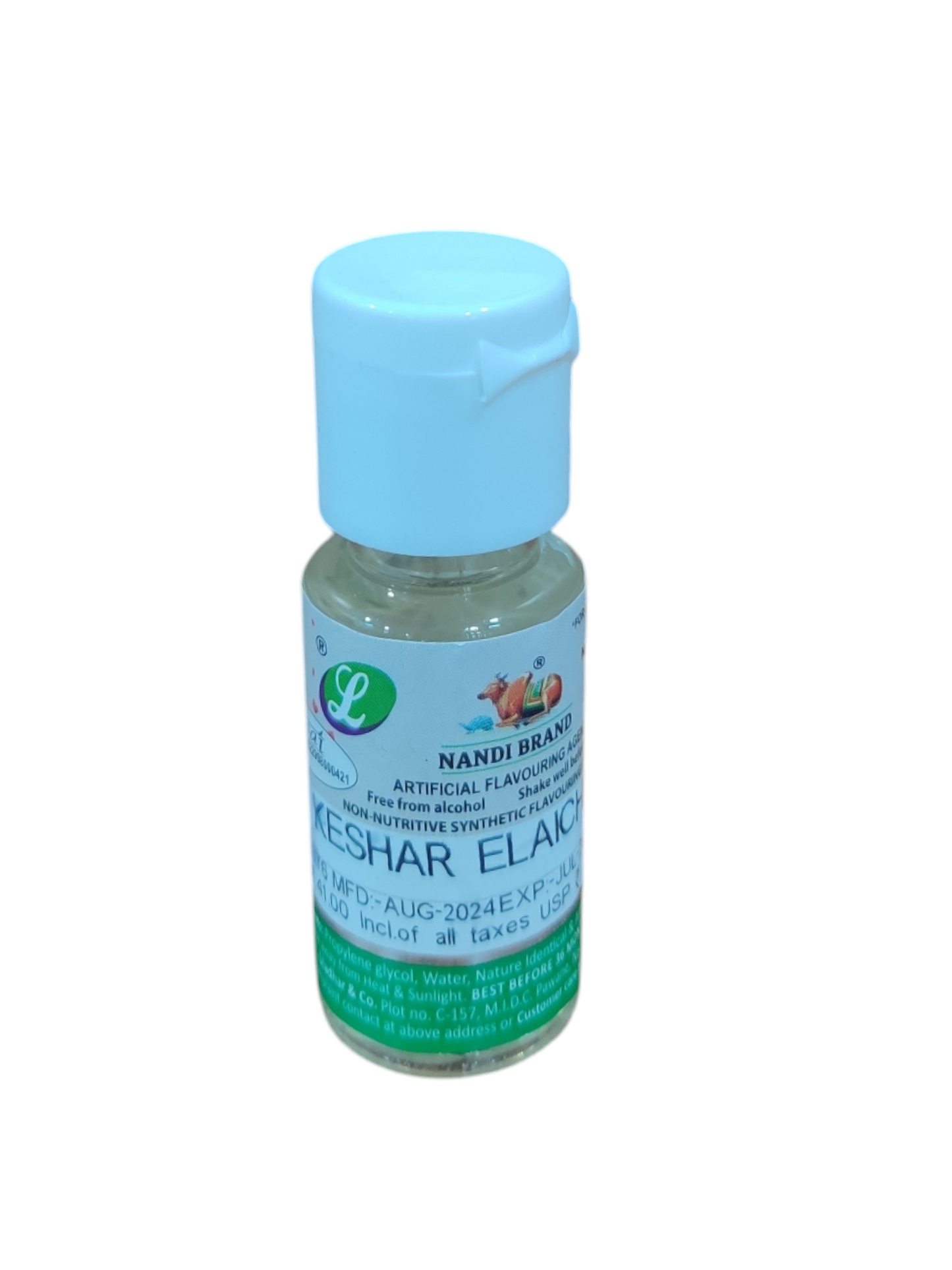 Nandi Keshar Elaichi Essence 20 ml Water Based