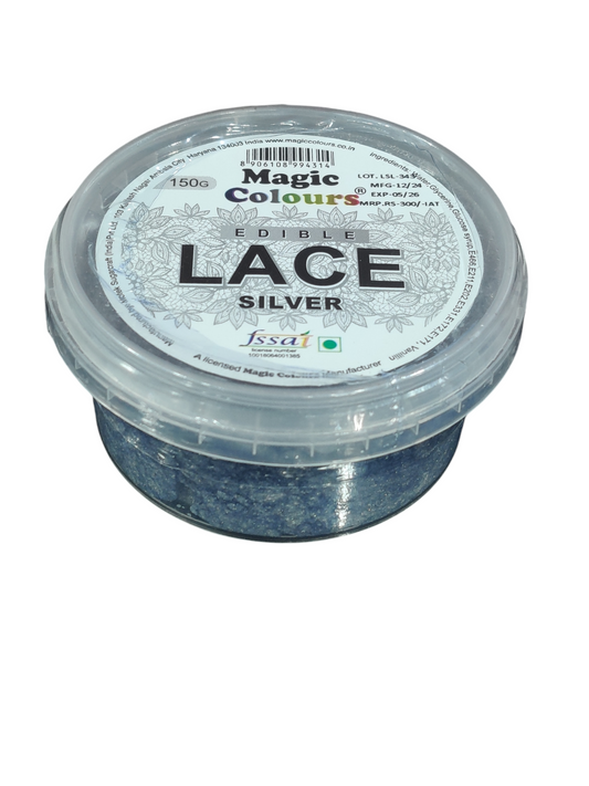 Magic Colour Edible Lace Silver 150 g