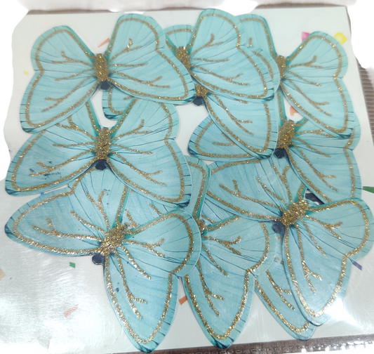 Paper Butterfly Cake Topper Pack Of 10