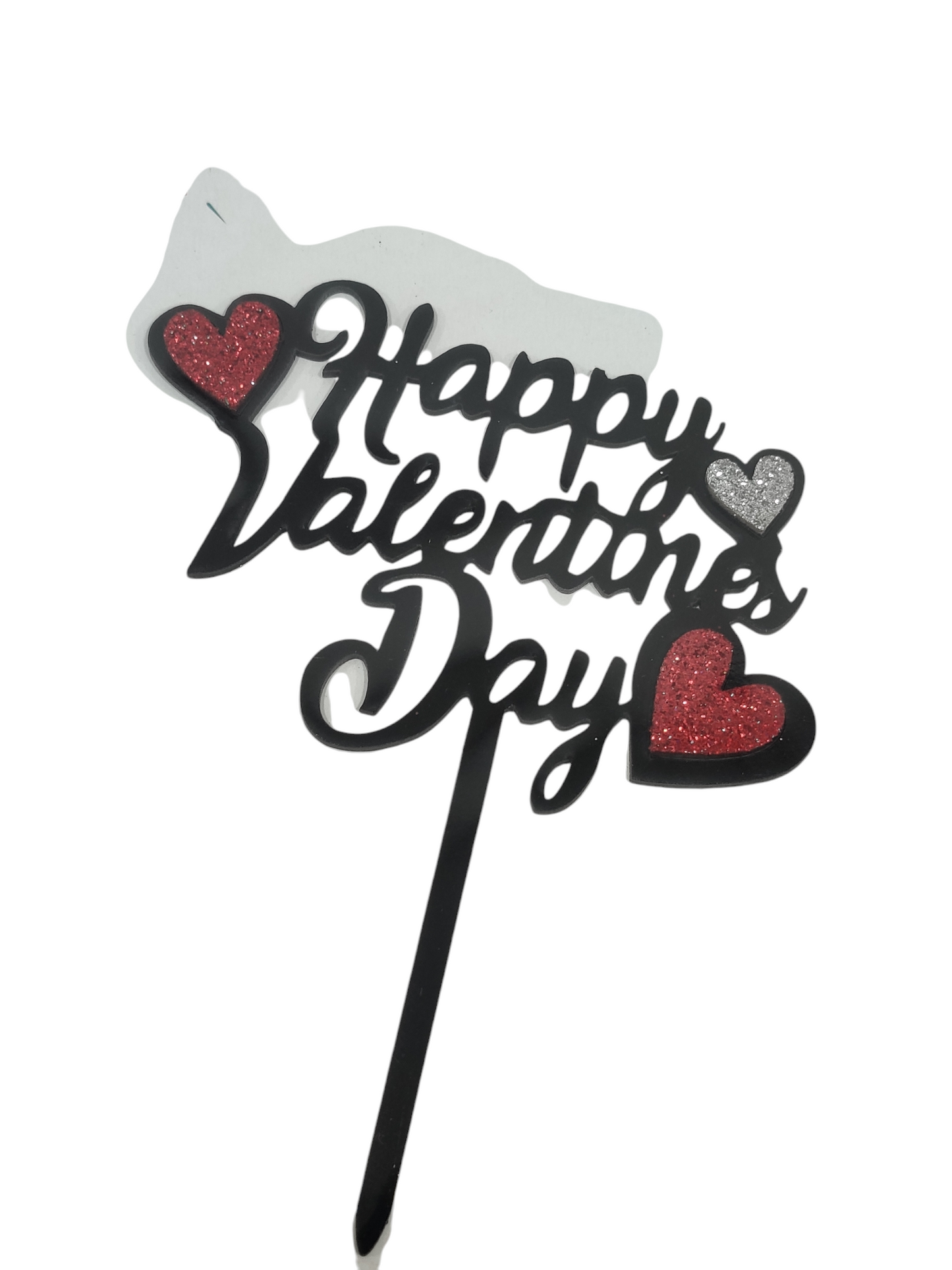 "Happy Valentine's Day" cake topper Pack Of 1