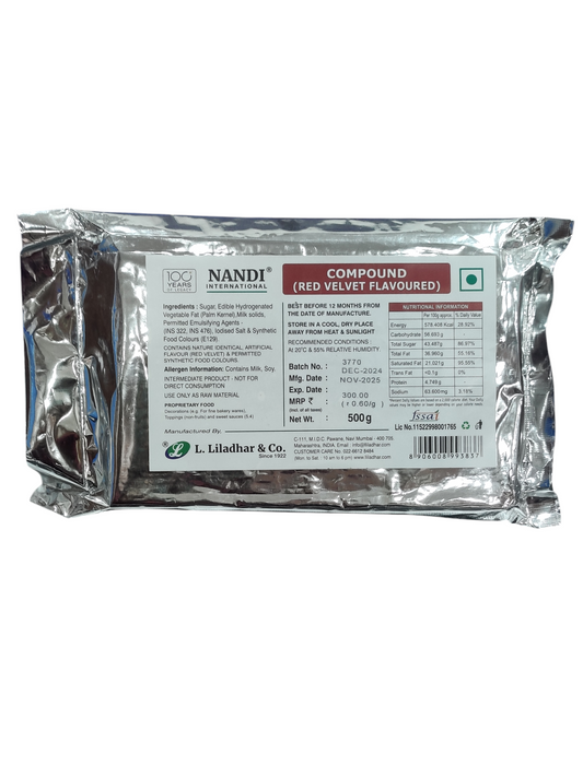 Nandi International Red Velvet Compound 500g