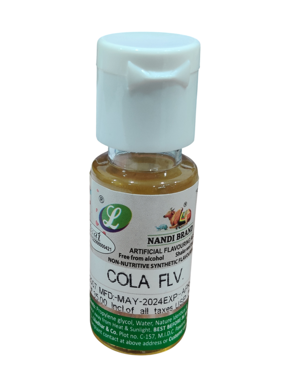 Nandi Cola Essence 20 ml Water Bassed
