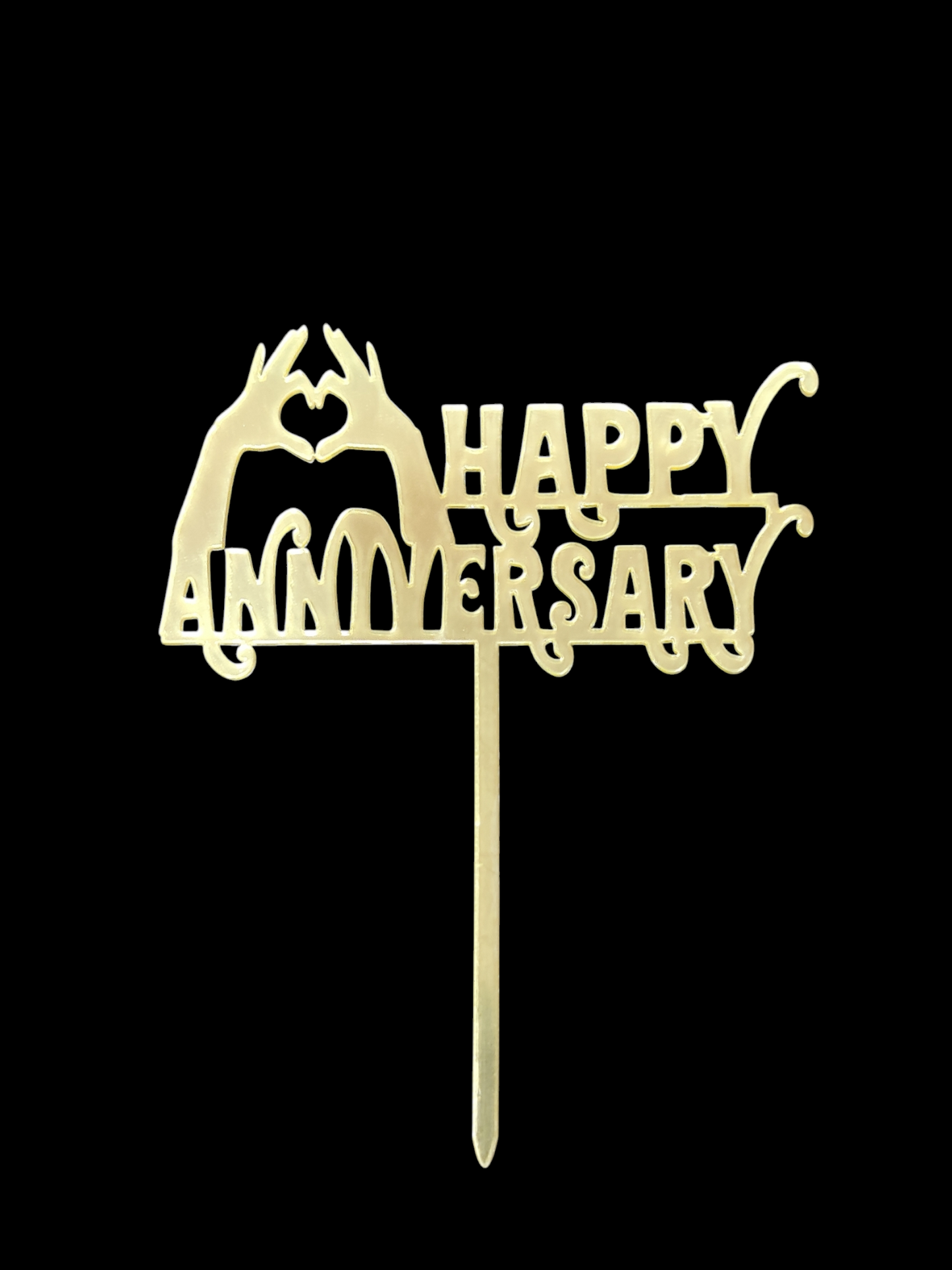 Happy Anniversary Acrylic Topper RT00751