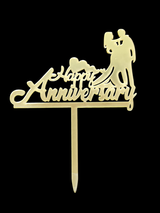 Happy Anniversary Acrylic Toppers RT00046