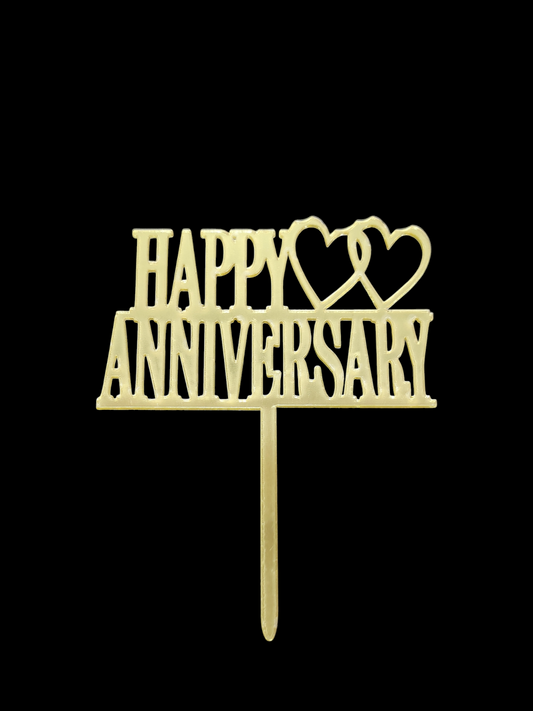 Happy Anniversary Acrylic Topper RT00078